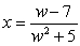 The first derivative of   is  