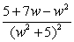 The first derivative of   is  