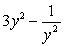 The first derivative of   is  