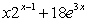 The derivative of   is   .