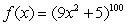 The derivative of   is   .