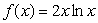 What is the equation of the tangent line to   at the point where x = 1?