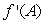 The graph of   is shown below. Arrange the following values in order from smallest to largest by placing a  1  by the smallest, a  2  by the next smallest, and so forth. A.   B.   C.   D. slope AB E. 1 F. 0  