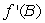 The graph of   is shown below. Arrange the following values in order from smallest to largest by placing a  1  by the smallest, a  2  by the next smallest, and so forth. A.   B.   C.   D. slope AB E. 1 F. 0  
