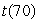 <strong>Let be the temperature in degrees Celsius at a height h (in meters) above the surface of the earth. Which of the following gives the rate of change of temperature with respect to a height at 70 meters above the surface of the earth, in degrees per meter?</strong> A) B) C)h such that D)h such that