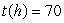 <strong>Let be the temperature in degrees Celsius at a height h (in meters) above the surface of the earth. Which of the following gives the rate of change of temperature with respect to a height at 70 meters above the surface of the earth, in degrees per meter?</strong> A) B) C)h such that D)h such that