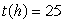 <strong>Let be the temperature in degrees Celsius at a height h (in meters) above the surface of the earth. Which of the following gives the height, in meters, at which the rate of change of temperature with respect to height is 25 degrees per meter?</strong> A) B) C)h such that D)h such that