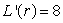 <strong>Let be the amount of lumber, in board-feet, produced from a tree of radius r (measured in inches). Which of the following gives the number of board-feet obtained from a tree of radius 8 inches?</strong> A) B) C)r such that D)r such that