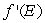 The graph of   is shown in the following figure. Arrange the following values in order from smallest to largest by placing a  1  by the smallest, a  2  by the next smallest, and so forth. A.   B.   C.   D.   E.    