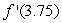 Given the following data about the function, f, use estimates of   and   to estimate   . Use the nearest right-hand value to make your estimate.  