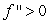 Assume that f and g are differentiable functions defined on all of the real line. f can satisfy:   everywhere,   everywhere, and   everywhere.