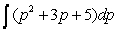 Find the indefinite integral   . A)    B)    C)    D)   