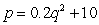 Supply and demand curves for a product are given by the equations Demand:   Supply:   where p is price in dollars and q is quantity. Compute the producer surplus. Round to the nearest cent.