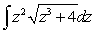 Find   using integration by substitution. A)    B)    C)    D)   