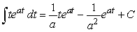   , where a is a constant.