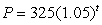 <strong>A population is growing according to the formula , where P is the population at year t. What is the annual growth rate?</strong> A)3.25% B)3.41% C)5% D)10.25%
