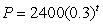 <strong>A town has 2400 people initially. Find the formula for the population of the town, P, in terms of the number of years, t, if the town shrinks by 70 people a year.</strong> A) B) C) D)