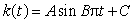 If   defines the function graphed in the following figure, then A =_____, B =_____, and C =_____.  