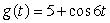 Consider the function   . If its period is k   , what is k?