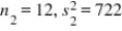 Construct a 98% confidence interval on the ratio of population variances based on the following samples from two normally distributed populations.     A)  (0.2585, 4.4790)  B)  (0.3102, 4.4790)  C)  (0.2643, 5.2569)  D)  (0.2585, 5.3747) 