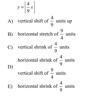 Compare the graph of the following function with the graph of    <div style=padding-top: 35px> 