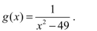 Determine the domain of    <div style=padding-top: 35px> 