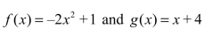Evaluate the following function for   algebraically.  <div style=padding-top: 35px> 