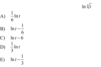 Use the properties of logarithms to expand the expression as a sum, difference, and/or constant multiple of logarithms. (Assume all variables are positive.)