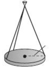 The lights in an auditorium are 25-pound disks of radius 16 inches. Each disk is supported by three equally spaced 60-inch wires attached to the ceiling. Find the Tension in each wire. Round your answer to two decimals.   A)  2.31 pounds B)  25.94 pounds C)  8.65 pounds D)  6.92 pounds E)  8.33 pounds