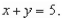 Write an equation of the line that passes through the point   and is perpendicular to the line   A)    B)    C)    D)    E)   