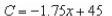 <strong>A company reimburses its sales representatives per day for lodging and meals plus per mile driven.Write a linear equation giving the daily cost to the company in terms of the number of miles driven.Round the numerical values in your answer to two decimal places, where Applicable.</strong> A) B) C) D) E)