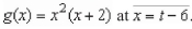 Evaluate (if possible)  the function   Simplify the result. A)    B)    C)    D)    E) none of the above