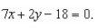 Find an equation of the line that is tangent to the graph of the function   and parallel to the line   A)    B)    C)    D)    E)   