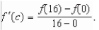 Determine whether the Mean Value Theorem can be applied to the function   on the closed interval [0,16].If the Mean Value Theorem can be applied, find all Numbers c in the open interval (0,16)  such that   A)    MVT applies; B) MVT applies; 4 C) MVT applies;   D) MVT applies; 8 E) MVT does not apply