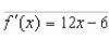 Find a function f that has derivative   and with graph passing through the point (5,6) . A)    B)    C)    D)    E)   