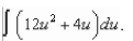 Find the indefinite integral   A)    B)    C)    D)    E)   