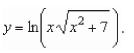 Find the derivative of the function   A)    B)    C)    D)    E)   