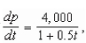 Suppose a population of bacteria is changing at a rate of   where t is the time in days.The initial population (when t = 0)  is 1,500.Identify an equation that gives the Population at any time t and use it to find the population when   days.Round your answer to the Nearest integer. A) 12,783 B) 11,525 C) 13,533 D) 10,772 E) 11,522