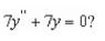 Which of the following is a solution of the differential equation   A)    B)    C)    D)    E)   