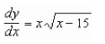 Use integration to find a general solution of the differential equation .   A)    B)    C)    D)    E)   