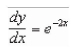 Select from the choices below the slope field for the differential equation.   A)    B)    C)    D)    E) none of the above