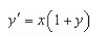 Solve the differential equation.   A)    B)    C)    D)    E)   