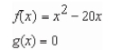 Find the area of the region bounded by the graphs of the algebraic functions.   A)    B)    C)    D)    E)   
