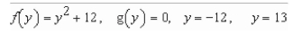 Find the area of the region bounded by the graphs of the algebraic functions.   A)    B)    C)    D)    E)   