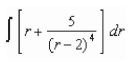 Find the indefinite integral.   A)    B)    C)    D)    E)   