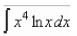 Find the indefinite integral.   A)    B)    C)    D)    E)   