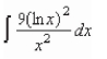 Find the indefinite integral.   A)    B)    C)    D)    E)   