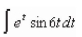 Find the indefinite integral.   A)    B)    C)    D)    E)   
