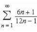 True or false.The series   is convergent.