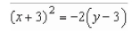 Match the equation with its graph.   A)    B)    C)    D)    E)   